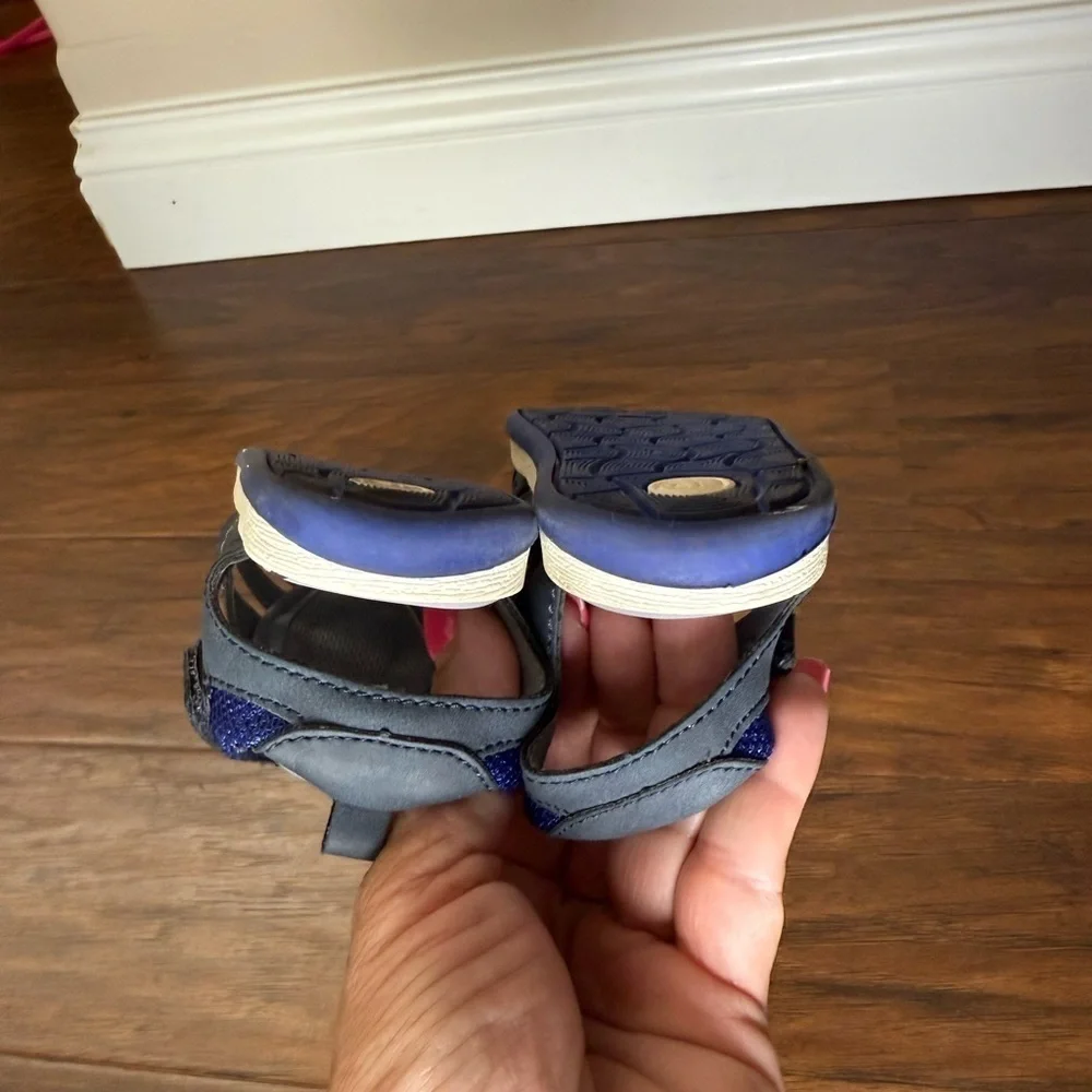Stride Rite Paddy Navy Blue Sandals-Size 7M